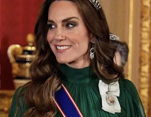 Kate Middleton at a cancer awareness event