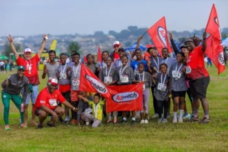 Runners in Alexandra Township