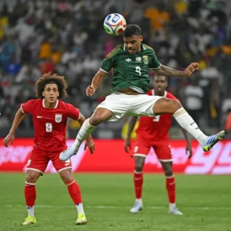 Bafana Bafana players on the field