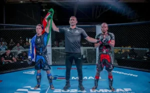 Barebones MMA Championship fighters in action