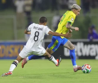 Mamelodi Sundowns players celebrating a goal