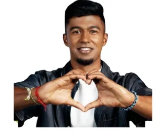 Ashay Sewlall, also known as Paprika, in the Big Brother Mzansi house