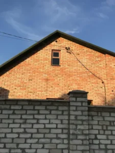 Demolition of a boundary wall in Midrand