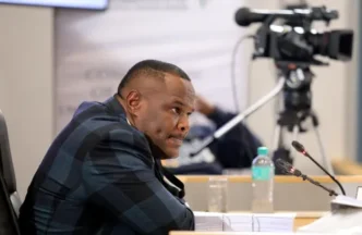 Sergeant Fannie Nkosi testifies at the Madlanga Commission of Inquiry