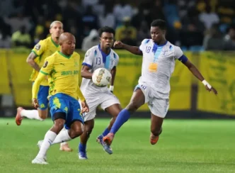 Mamelodi Sundowns players in action