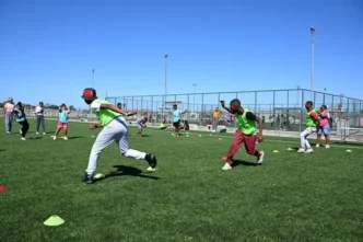 Young athletes participating in the Cape Town Area Games