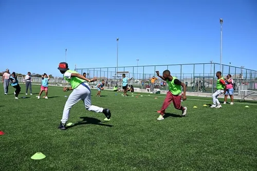 Young athletes participating in the Cape Town Area Games