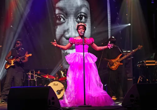 Rorisang Sechele performing at the Cape Town International Jazz Festival