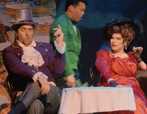 Andrew Hiers in a car showroom