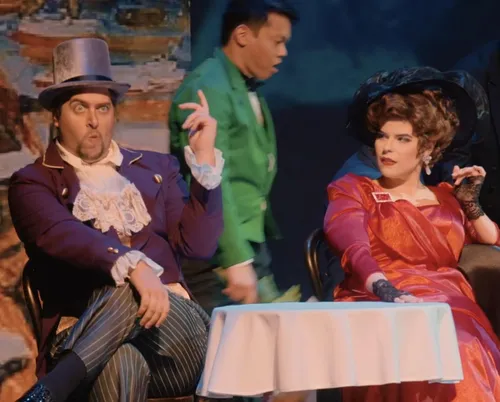 Andrew Hiers in a car showroom