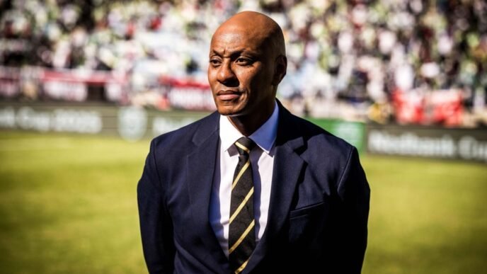 Kaizer Chiefs players in action