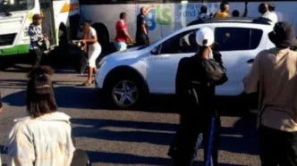 CPUT shuttle bus crash scene