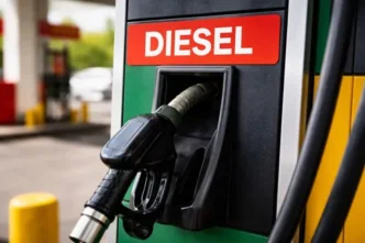 Diesel price hike graph