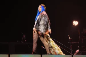 Doja Cat performing onstage during Global Citizen’s Move Afrika: Kigali