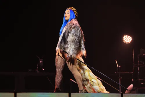 Doja Cat performing onstage during Global Citizen’s Move Afrika: Kigali