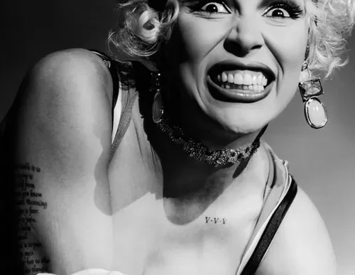 Doja Cat performing on stage