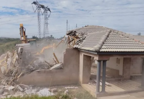 Demolished homes in Thornville