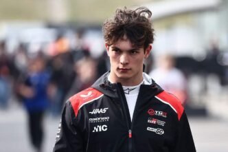 Ollie Bearman crashes at Japanese Grand Prix