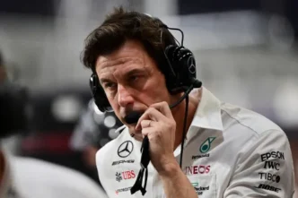 Toto Wolff and Mercedes-AMG Petronas Formula One Team celebrate dominant qualifying performance