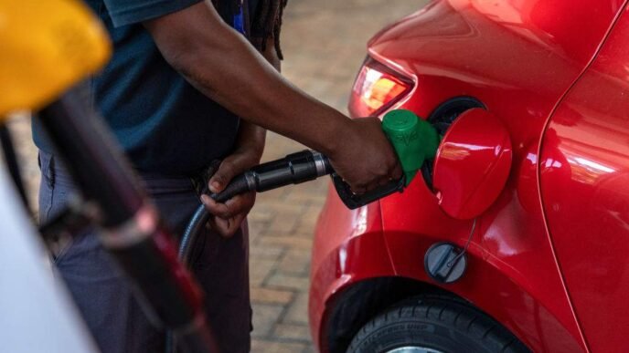 Fuel pump with rising prices