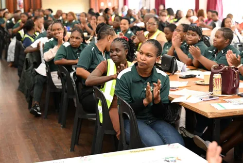 KwaZulu-Natal premier Thamsanqa Ntuli with activists