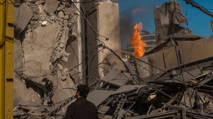 Beirut after Israeli strike