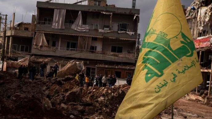 Hezbollah fighters in southern Lebanon