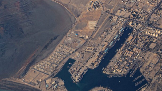 Map of the Hormuz Strait