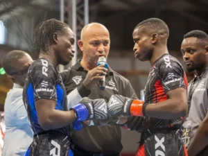 South African MMA fighters in action