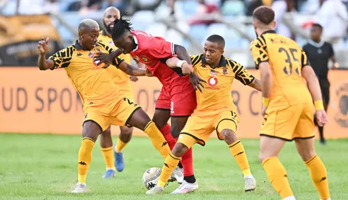 Kaizer Chiefs players in action