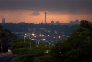 Joburg cityscape with innovative buildings