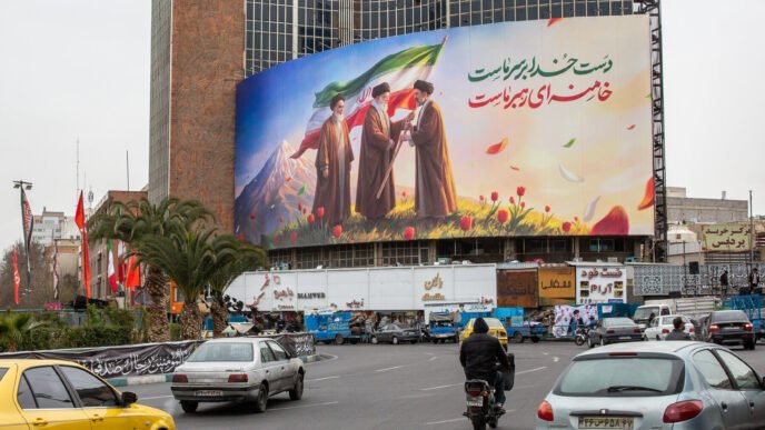 Iranian military personnel in uniform