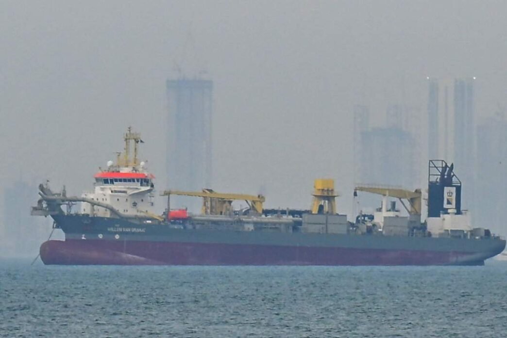 Oil tanker in the Strait of Hormuz
