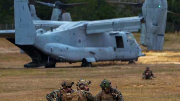 US soldiers in the Middle East