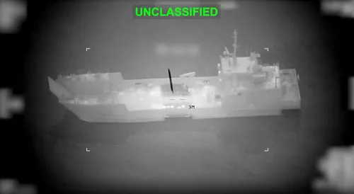 Map of the Strait of Hormuz