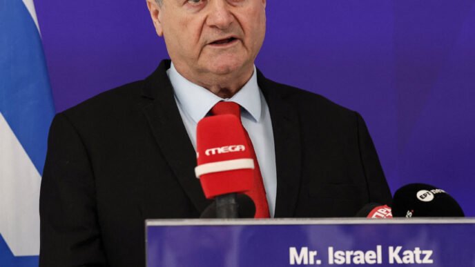 Map of southern Lebanon showing the buffer zone