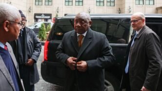 Jesse Jackson and Cyril Ramaphosa