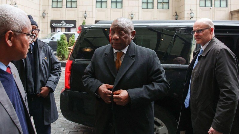 Jesse Jackson and Cyril Ramaphosa