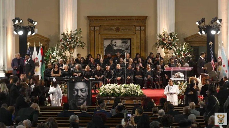 Jesse Jackson and Cyril Ramaphosa