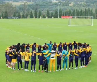 Kaizer Chiefs players in action