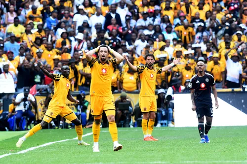Kaizer Chiefs players in action