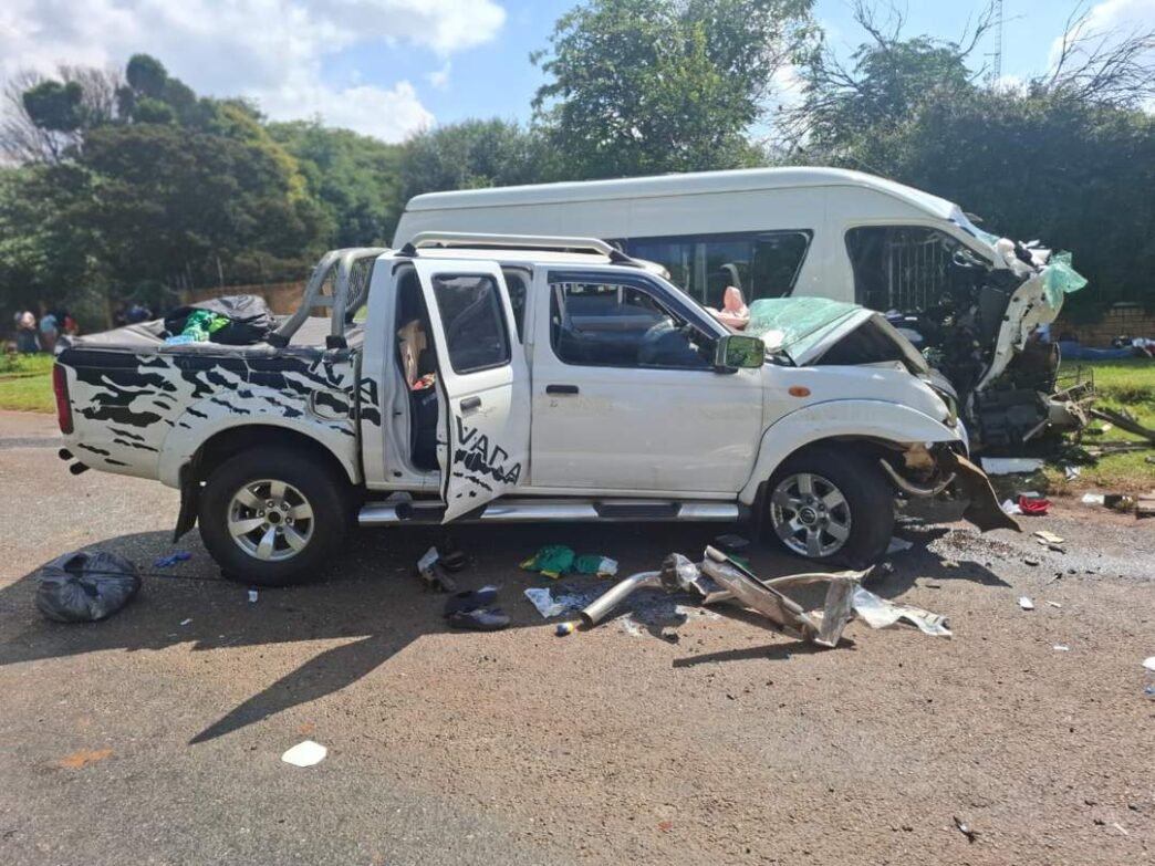 Kempton Park road accident scene