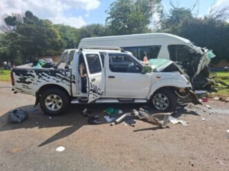 Kempton Park road accident scene