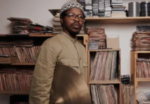 Tumi Mogorosi performing on stage