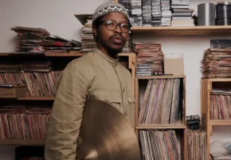 Tumi Mogorosi performing on stage