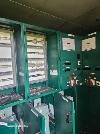 Vandalized electricity substation in KZN