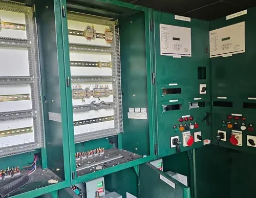 Vandalized electricity substation in KZN