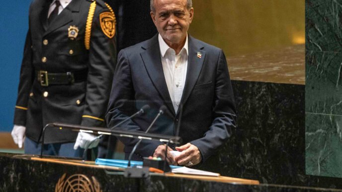 Iranian President Masoud Pezeshkian