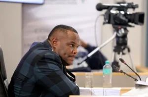 Sergeant Fannie Nkosi at the Madlanga Commission of Inquiry