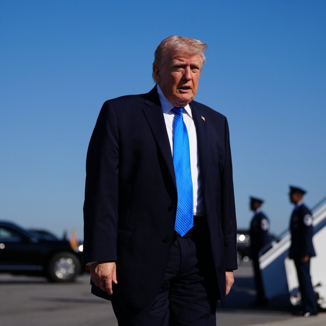 President Trump casting his ballot by mail